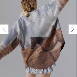 BDG Rayne Twill Boyfriend Shirt Jacket